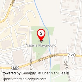Nasella Playground on , Wakefield Massachusetts - location map