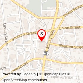 CVS on Main Street, Reading Massachusetts - location map
