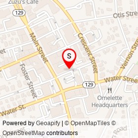 The Hair Cutters on Lincoln Street, Wakefield Massachusetts - location map