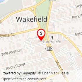 Artichokes on Main Street, Wakefield Massachusetts - location map