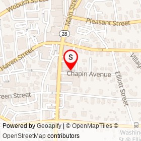 Mission of Deeds on Chapin Avenue, Reading Massachusetts - location map