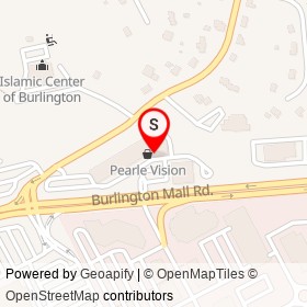 Brookline Bank on Burlington Mall Road, Burlington Massachusetts - location map
