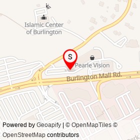 Chipotle on Burlington Mall Road, Burlington Massachusetts - location map