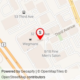 Market Cafe on Third Avenue, Burlington Massachusetts - location map