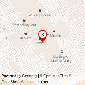 bebe on Middlesex Turnpike, Burlington Massachusetts - location map