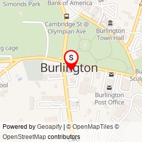 No Name Provided on Bedford Street, Burlington Massachusetts - location map
