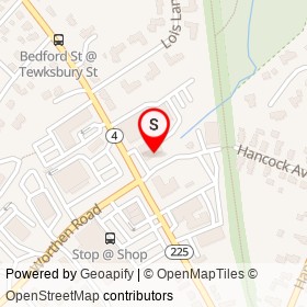 Neillio's on Bedford Street, Lexington Massachusetts - location map