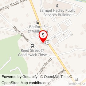 Alexander's Pizza on Bedford Street, Lexington Massachusetts - location map