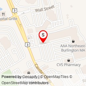 Own the Moment on Cambridge Street, Burlington Massachusetts - location map