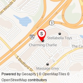Osh Kosh B'Gosh on Wayside Road, Burlington Massachusetts - location map