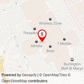 Free People on Middlesex Turnpike, Burlington Massachusetts - location map
