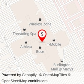 Chico's on Middlesex Turnpike, Burlington Massachusetts - location map