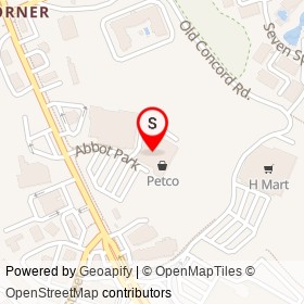 Trader Joe's on Abbot Park, Burlington Massachusetts - location map