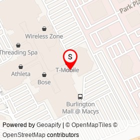 Verizon Wireless on Middlesex Turnpike, Burlington Massachusetts - location map