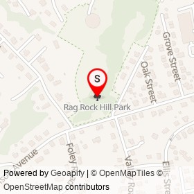 Rag Rock Hill Park on , Woburn Massachusetts - location map