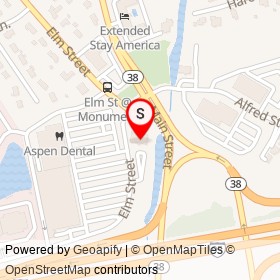 Applebee's on Elm Street, Woburn Massachusetts - location map