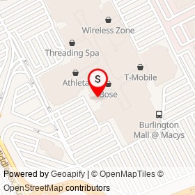 Johnny Rockets on Middlesex Turnpike, Burlington Massachusetts - location map