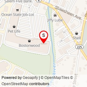 Citizens Bank on The Great Road, Bedford Massachusetts - location map