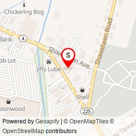 Bedford Plaza Hotel on The Great Road, Bedford Massachusetts - location map