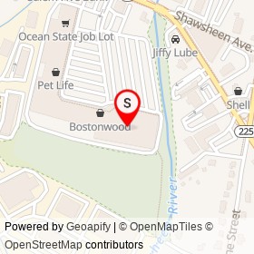 Stop and Shop on The Great Road, Bedford Massachusetts - location map