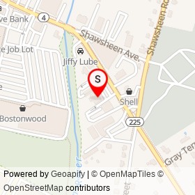 Bank of America on The Great Road, Bedford Massachusetts - location map
