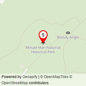 Minute Man National Historical Park on , Concord Massachusetts - location map
