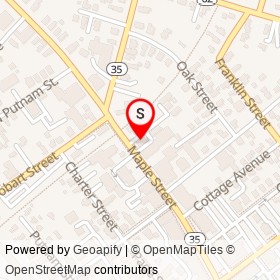 Domino's on Maple Street, Danvers Massachusetts - location map