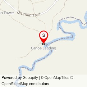 Canoe Landing on South Esker Trail, Topsfield Massachusetts - location map