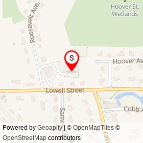 Hoover St. Lot#1 on Lowell Street, Peabody Massachusetts - location map