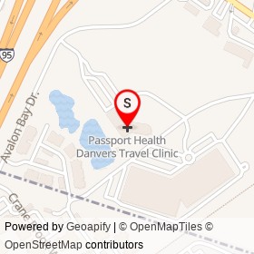 Passport Health Danvers Travel Clinic on Andover Street, Danvers Massachusetts - location map
