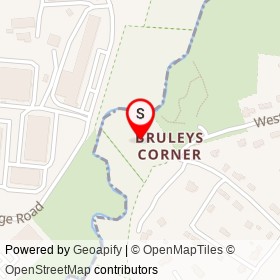 Bruleys Corner on , Middleton Massachusetts - location map