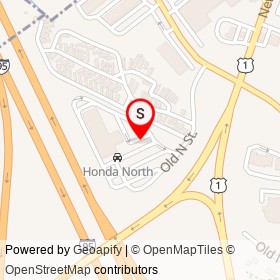 Honda North Car Detail on Old North Street, Danvers Massachusetts - location map