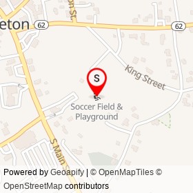 Soccer Field & Playground on Mount Vernon Street, Middleton Massachusetts - location map