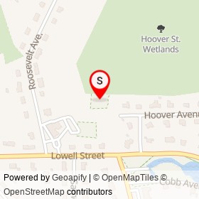 Hoover St. Lot#2 on Hoover Avenue, Peabody Massachusetts - location map