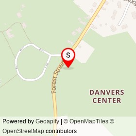 Endicott Park on , Danvers Massachusetts - location map