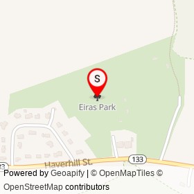 Eiras Park on , Rowley Massachusetts - location map