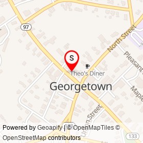 The Spot on West Main Street, Georgetown Massachusetts - location map