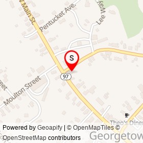 Richdale on West Main Street, Georgetown Massachusetts - location map