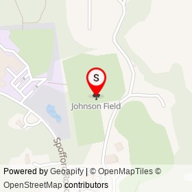 Johnson Field on , Boxford Massachusetts - location map