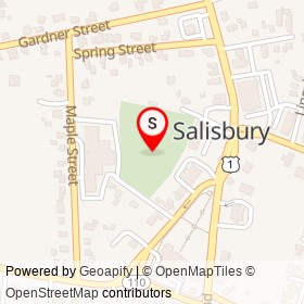 Salisbury on , Salisbury Massachusetts - location map