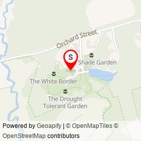 The Summer Garden on Garden Tour, Newbury Massachusetts - location map