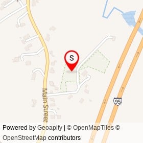 Johnson Woodlot on I 95, Newbury Massachusetts - location map