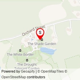 The Shade Shrub Collection on Garden Tour, Newbury Massachusetts - location map
