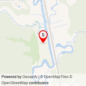 Little River Marsh on Newburyport Turnpike, Newbury Massachusetts - location map
