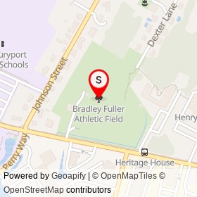 Bradley Fuller Athletic Field on , Newburyport Massachusetts - location map