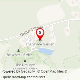 The Shade Garden on Garden Tour, Newbury Massachusetts - location map