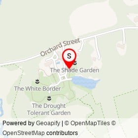The Lower Alpine Garden on Garden Tour, Newbury Massachusetts - location map