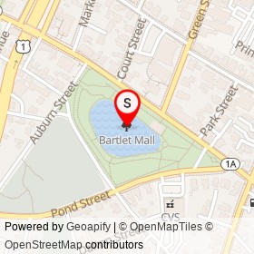 Bartlet Mall on , Newburyport Massachusetts - location map