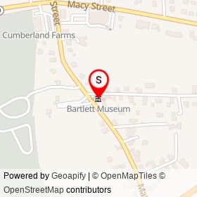 Bartlett Museum on Main Street, Amesbury Massachusetts - location map