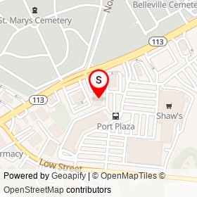 Hyman's on Storey Avenue, Newburyport Massachusetts - location map